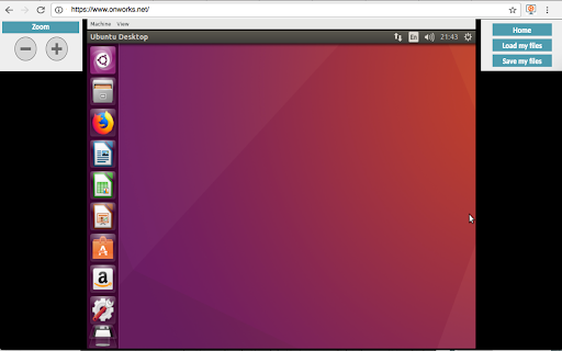 Ubuntu free online linux server screenshot