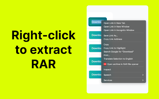 RAR File Opener screenshot