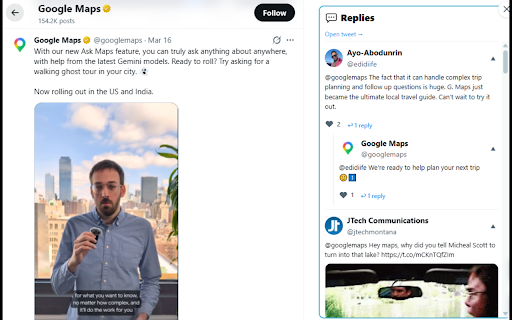 X Comments Reader screenshot