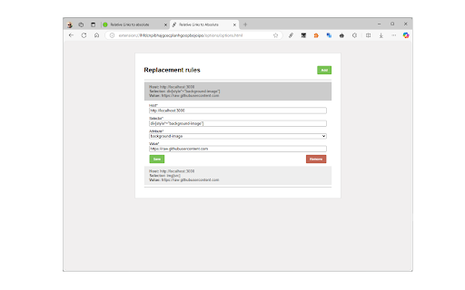 Relative Links To Absolute screenshot