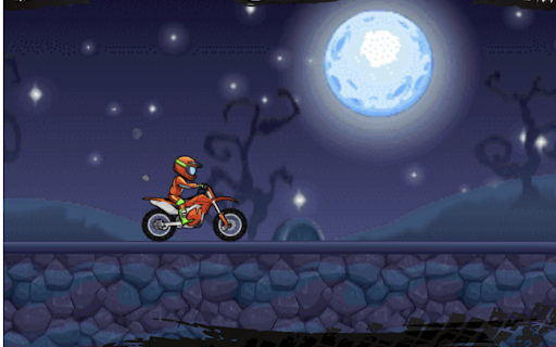 Moto x3m Spooky Land Game screenshot