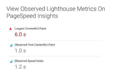 Site Speed by DebugBear screenshot