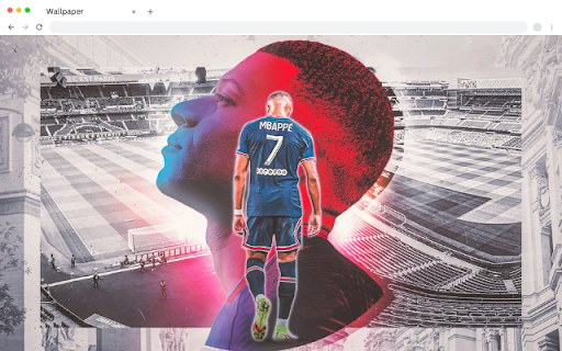 Kylian Mbappe Wallpapers HD New Tab - Football Soccer Backgrounds screenshot