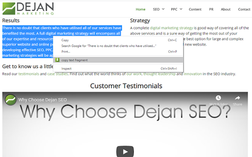 Deep Link screenshot