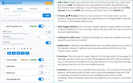 SoundNotify - Auto Tab Switcher screenshot