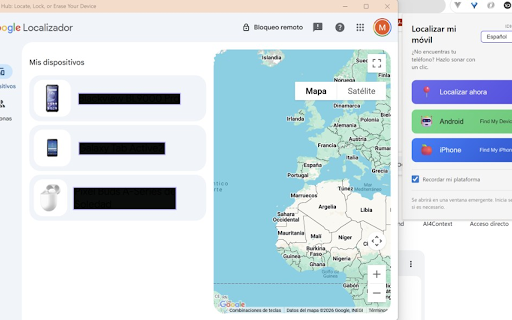 Find my phone screenshot