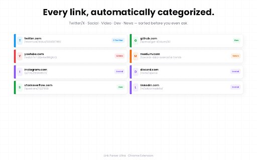 Link Parser Ultra – Extract & Open All Links screenshot