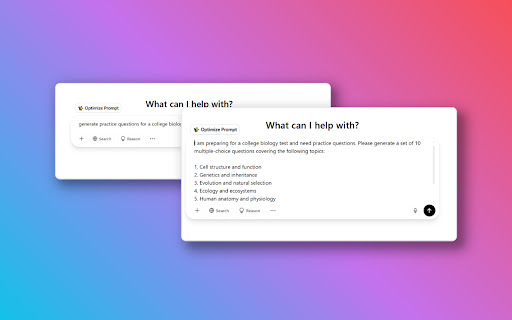 MetaPrompt - AI Prompt Engineer & Optimizer for ChatGPT & Claude screenshot