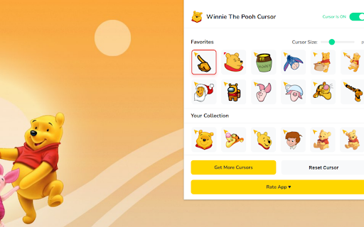 Winnie The Pooh Cursor ★ Custom Cursor for Chrome™ screenshot