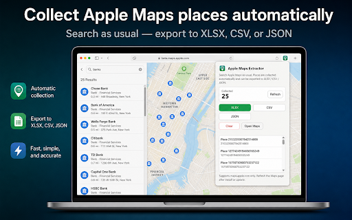 Apple Maps Extractor screenshot