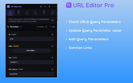 URL Editor Pro screenshot