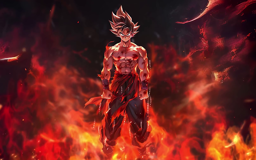 Furious Goku Live Wallpaper - Dragon Ball New Tab screenshot