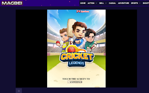 Cricket Legends Unblocked Game screenshot