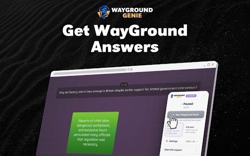 Wayground Genie – Answers & Automation (formerly Quizizz) screenshot