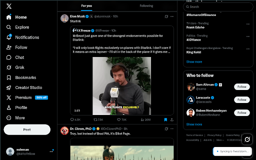 X (Twitter) Bookmark Manager - TweetStorm.ai screenshot