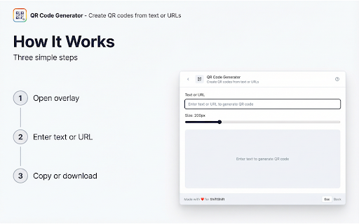 QR Code Generator screenshot