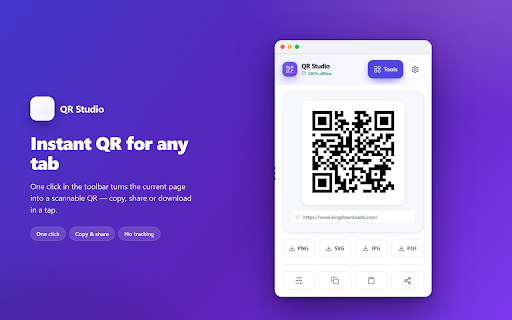 QR Studio – QR Code Generator & Scanner screenshot