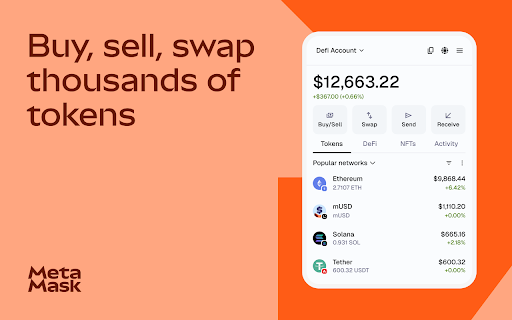MetaMask screenshot