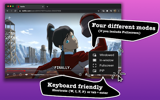 Windowed - floating Youtube/every website screenshot
