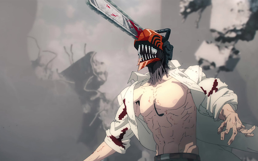 Chainsaw Man Live Wallpaper - Denji Battle New Tab screenshot
