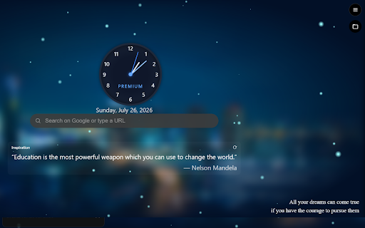 Dream Particle Wallpaper screenshot