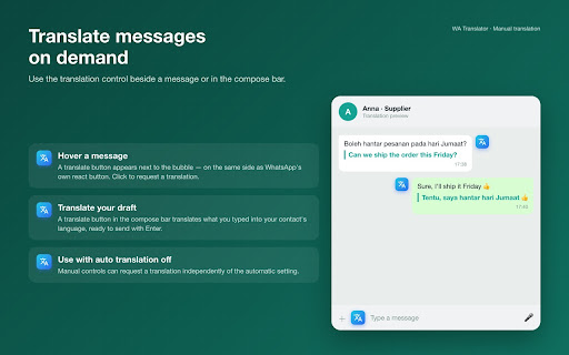 WA Translator screenshot