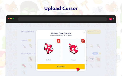 Cute Cursors - Custom Cursor for Chrome™ screenshot