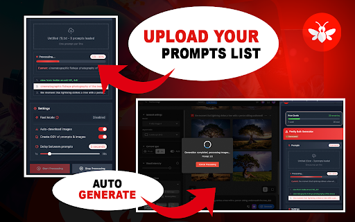 AutoFly: AI Bulk Image Generator screenshot
