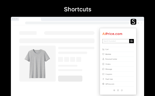 AiPrice(AliPrice) Search by image for Shein screenshot