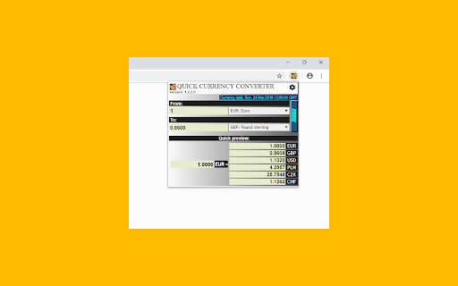 Quick Currency Converter screenshot