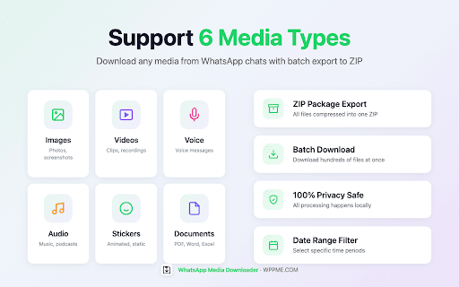 WA Media Downloader: Save WA Video, Image & Audio - WPPME.COM screenshot