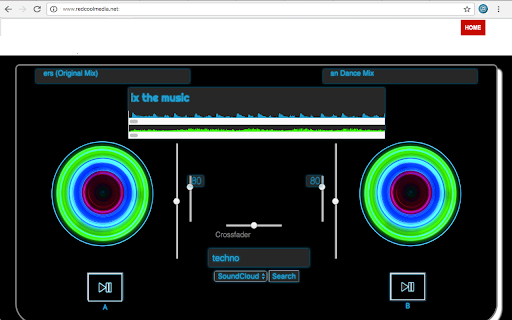 Music mixer DJMusic screenshot