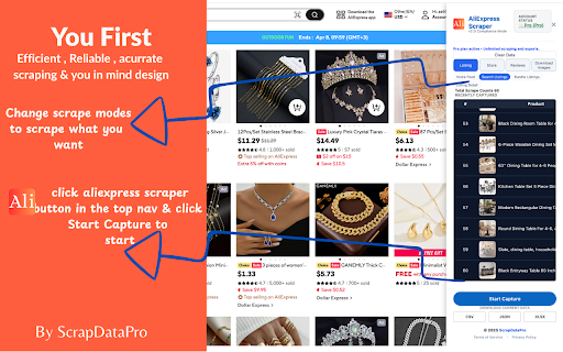 AliExpress Scraper – Export Ali express Reviews, Listings & Seller Export screenshot