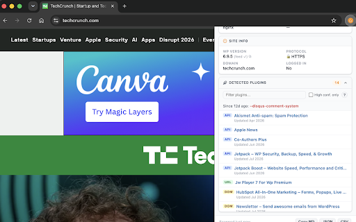 WPSNIFFER - WordPress Theme, Plugin & Hosting screenshot