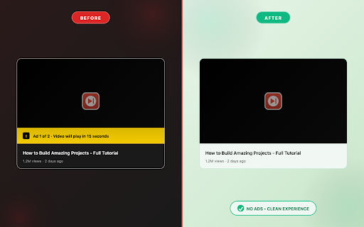 TubeAdFree: Auto Skip & Block Ads for YouTube screenshot