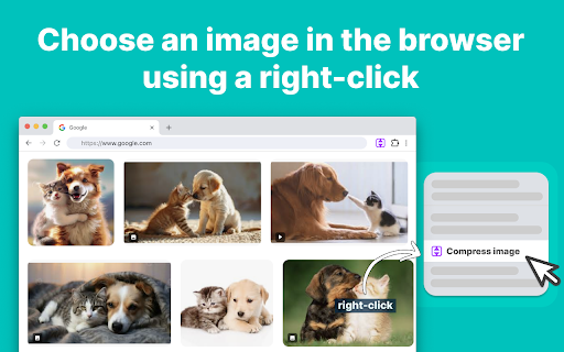 Bulk image compressor screenshot