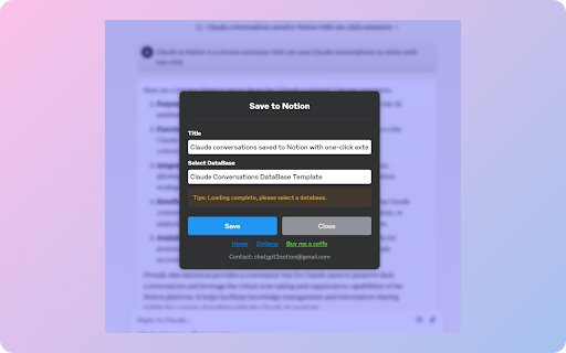 AINote to Notion screenshot