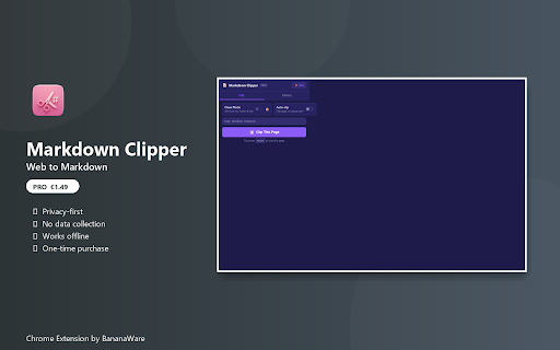 Markdown Clipper screenshot