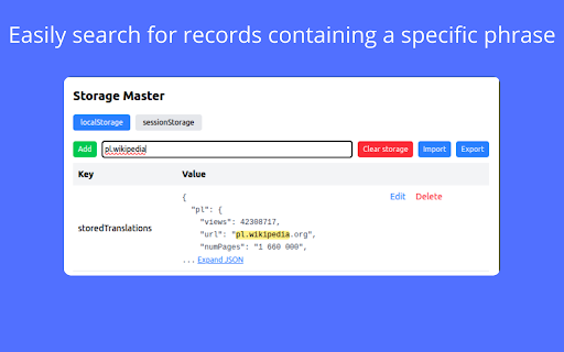 Storage Master screenshot