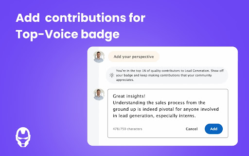 CommenTron — AI Booster for LinkedIn screenshot