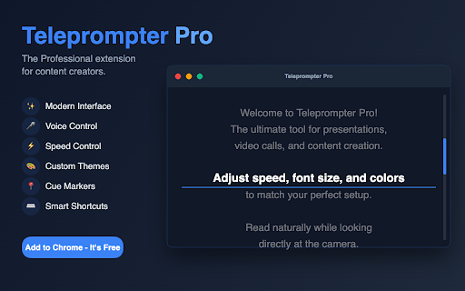 Teleprompter Pro screenshot