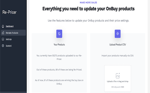 Re-Pricer for OnBuy Merchants screenshot