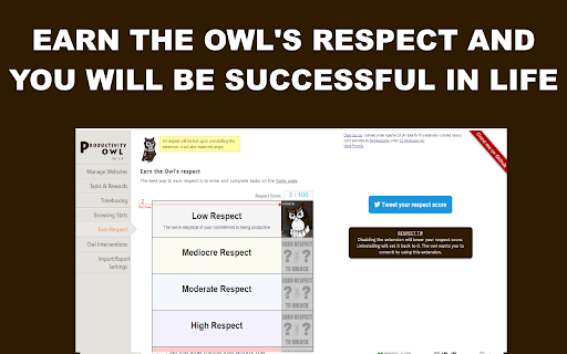 Productivity Owl screenshot