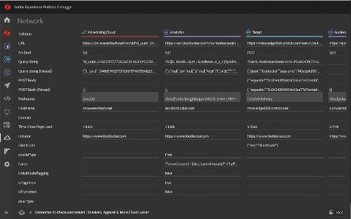 Adobe Experience Platform Debugger screenshot
