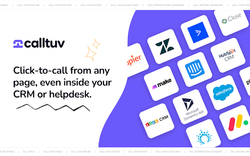 CallTuv – Click-to-Call from Your Browser screenshot