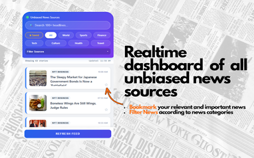 Unbiased News Sources : The Best Neutral News & Media Tool screenshot