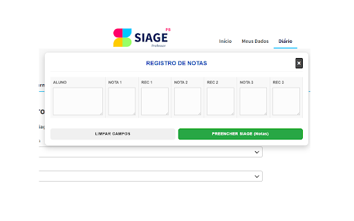 Registro Automático SIAGE - Modular Integrado screenshot