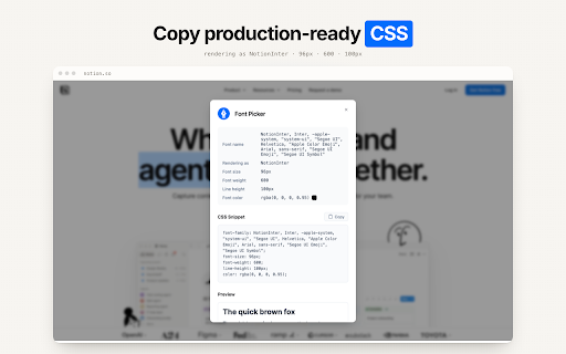 Font Picker screenshot