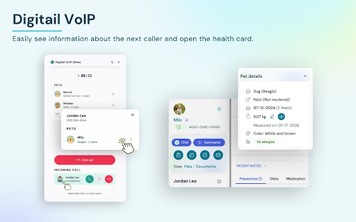 Digitail VoIP screenshot