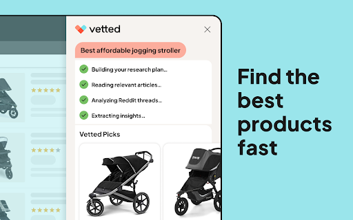 Vetted AI: Your Shopping Agent screenshot